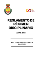 Reglamento de Régimen Disciplinario Nacional – Abril 2024