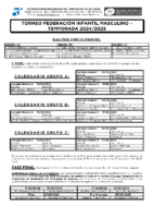 TORNEO FEDERACION INFANTIL MASC 24-25