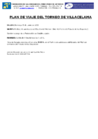 PLAN VIAJE VILLACELAMA