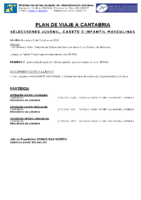 PLAN VIAJE – PUENTE VIESGO (CANTABRIA)