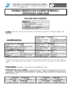 TORNEO CADETE FEM 25-26