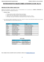 ENTRENAMIENTOS SELECCIONES AUTONÓMICAS BALONMANO PLAYA SEMANA DEL 1 AL 7 DE JUNIO