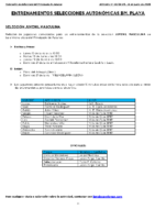 ENTRENAMIENTOS SELECCIONES AUTONÓMICAS BALONMANO PLAYA SEMANA DEL 15 AL 21 DE JUNIO