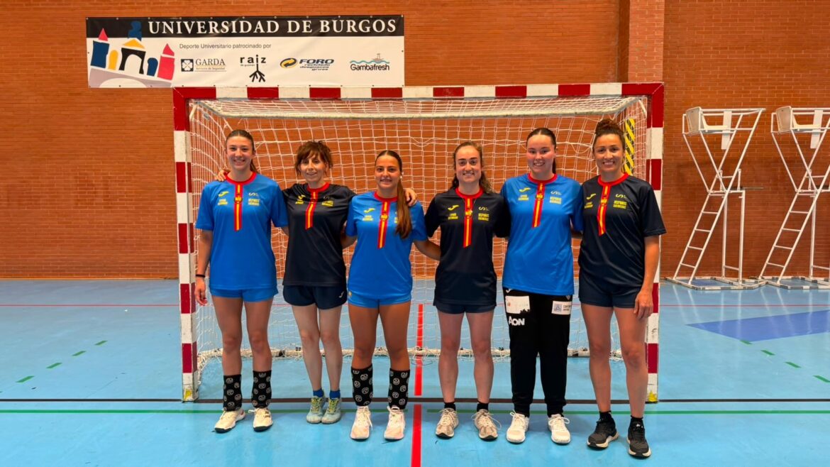 De izquierda a derecha, Claudia Toledo, Aida Maestro, Martina Franco, Carmen García-Calvo, Sara García y Jessica Alonso.