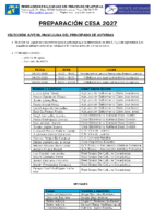 ENTRENAMIENTOS SELECCIONES AUTONÓMICAS (3,4 Y 6 DE SEPTIEMBRE)