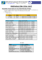 ENTRENAMIENTOS SELECCIONES AUTONÓMICAS (1 Y 2 DE NOVIEMBRE)