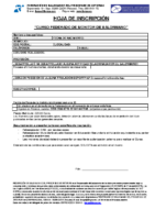 Formulario INSCRIPCION CURSO MONITOR